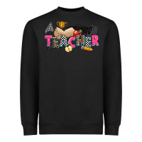 Black race teacher Heavyweight Sweatshirt - Zillion Design Studio