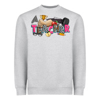 Heather Grey race teacher Heavyweight Sweatshirt - Zillion Design Studio