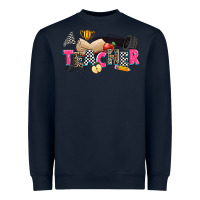 Navy race teacher Heavyweight Sweatshirt - Zillion Design Studio