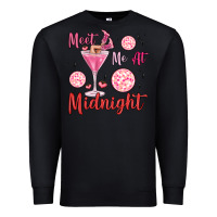 Black meet me at midnight Premium Sweatshirt - MaliasSmallBusiness