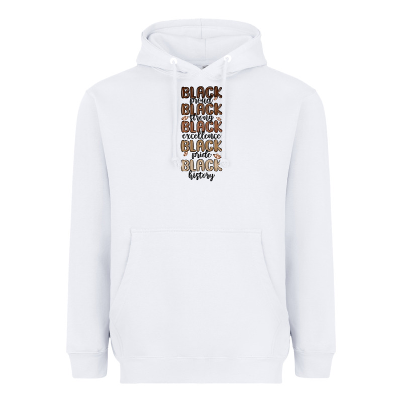 Black History Melanin Malia Heavyweight Hoodie by MaliasSmallBusiness | Teevron