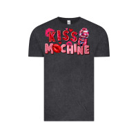 Vintage Black kiss machine Vintage Tee - FaDigitalArtStudio