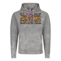 Cloud Rock i run on caffeine chaos and cuss words Vintage Hoodie - Zillion Design Studio