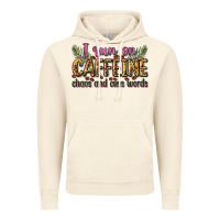 Vintage Artic i run on caffeine chaos and cuss words Vintage Hoodie - Zillion Design Studio