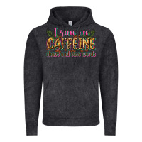 Vintage Black i run on caffeine chaos and cuss words Vintage Hoodie - Zillion Design Studio