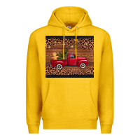 Lemon Christmas truck Premium Hoodie - AdoDesignShop