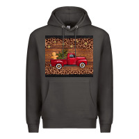 Smoke Christmas truck Premium Hoodie - AdoDesignShop