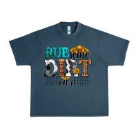 Midnight Navy rub some dirt on it soccer Urban Heavy Tee - HRA Design Shop