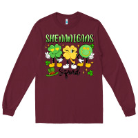 Burgundy shenanigans squad Long Sleeve Tee - Artiststas