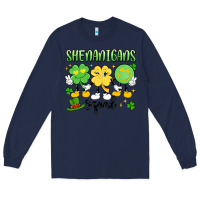 Navy shenanigans squad Long Sleeve Tee - Artiststas