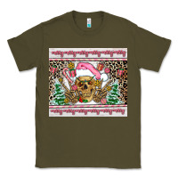 Army Green pink skeleton  christmas Classic Tee - AdoDesignShop