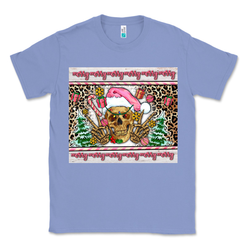 Pink Skeleton  Christmas Classic Tee by AdoDesignShop | Teevron