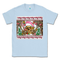 Dusty Blue pink skeleton  christmas Classic Tee - AdoDesignShop