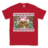 Red pink skeleton  christmas Classic Tee - AdoDesignShop