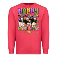 Cardinal happy mardi gras y'all Premium Sweatshirt - MaliasSmallBusiness