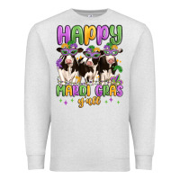 Oatmeal Heather happy mardi gras y'all Premium Sweatshirt - MaliasSmallBusiness