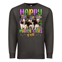Smoke happy mardi gras y'all Premium Sweatshirt - MaliasSmallBusiness