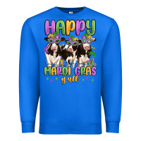 True Royal happy mardi gras y'all Premium Sweatshirt - MaliasSmallBusiness