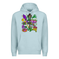 Blue Mist new orleans mardi gras Premium Hoodie - LillyAllenDesigns