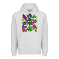 Dove Grey new orleans mardi gras Premium Hoodie - LillyAllenDesigns