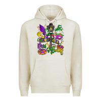 Oatmeal Heather new orleans mardi gras Premium Hoodie - LillyAllenDesigns