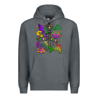 Rock new orleans mardi gras Premium Hoodie - LillyAllenDesigns