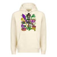 Sandshell new orleans mardi gras Premium Hoodie - LillyAllenDesigns