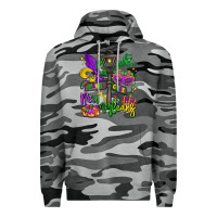 Slate Camo new orleans mardi gras Premium Hoodie - LillyAllenDesigns