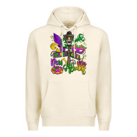 Tofu new orleans mardi gras Premium Hoodie - LillyAllenDesigns