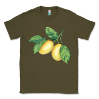 Army Green lemons Classic Tee - BundleAndBundleShop