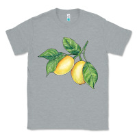 Heather Grey lemons Classic Tee - BundleAndBundleShop