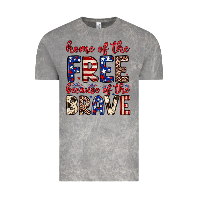 Home Of The Free Because Of The Brave Vintage Tee by Neo Western | Teevron