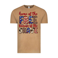 Vintage Camel Home of the free because of the brave Vintage Tee - Neo Western