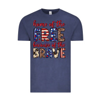 Vintage Denim Home of the free because of the brave Vintage Tee - Neo Western