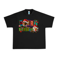 Black merry christmas gnomies Urban Heavy Tee - FaDigitalArtStudio
