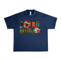 Navy merry christmas gnomies Urban Heavy Tee - FaDigitalArtStudio