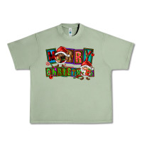 Oil Green merry christmas gnomies Urban Heavy Tee - FaDigitalArtStudio