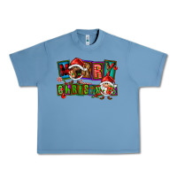 Pebble Blue merry christmas gnomies Urban Heavy Tee - FaDigitalArtStudio