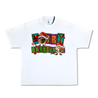 White merry christmas gnomies Urban Heavy Tee - FaDigitalArtStudio