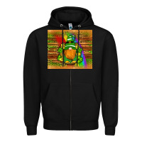 Black st patricks gnomes rainbow Zipper Hoodie - Artiststas