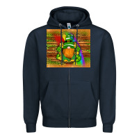 Navy st patricks gnomes rainbow Zipper Hoodie - Artiststas