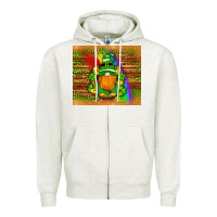 Oatmeal Heather st patricks gnomes rainbow Zipper Hoodie - Artiststas