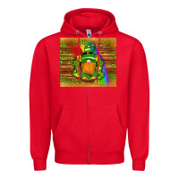 Red st patricks gnomes rainbow Zipper Hoodie - Artiststas