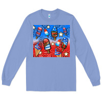 American Popsicle And Stars Long Sleeve Tee | Teevron