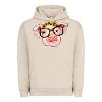 Pigment French Oak sunflowers with pig Urban Hoodie - RanaPortraitStore