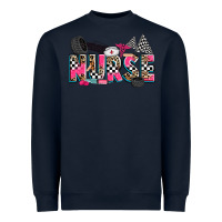 Navy race nurse Heavyweight Sweatshirt - Zillion Design Studio