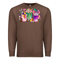 Chestnut Easter coffee cups with Bunny Premium Sweatshirt - NancyCooperArtShop