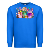 True Royal Easter coffee cups with Bunny Premium Sweatshirt - NancyCooperArtShop