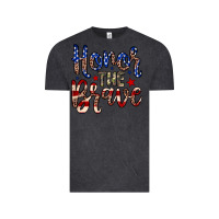 Vintage Black Honor the brave Vintage Tee - Neo Western