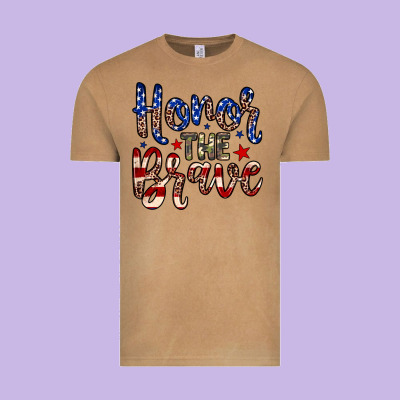 Honor The Brave Vintage Tee Designed By Neo Western